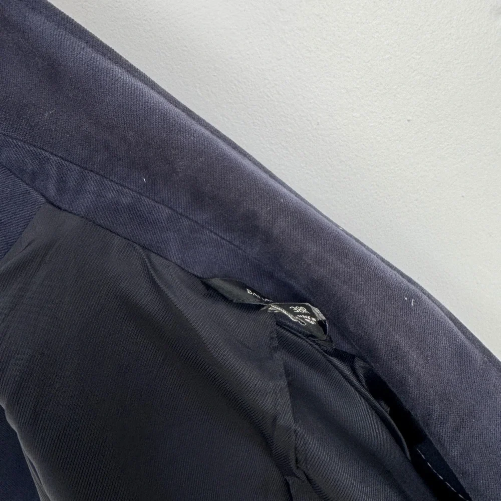 Banana Republic Mens Navy Blue Cotton Slim Fit Blazer Sport Coat 38R 581216